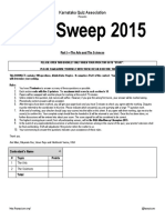 MindSweep 2015 Part 1 Answer Key