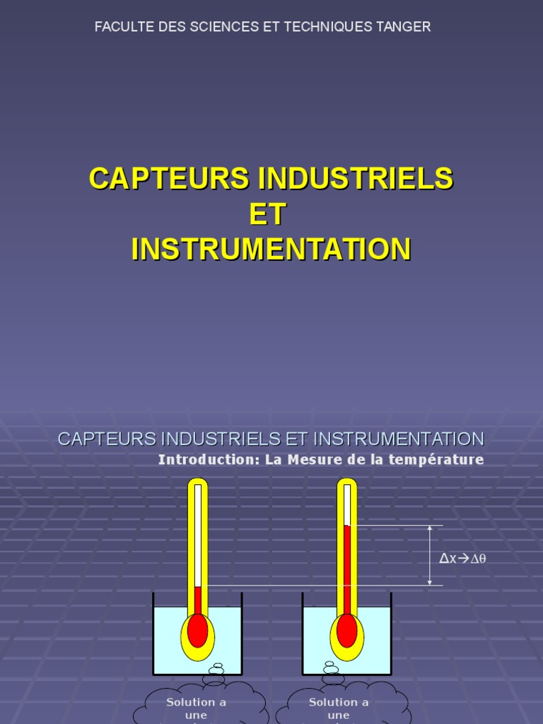 Caractéristiques des capteurs industriels | PDF | Capteur ...