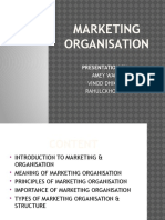 Marketing Organisation: Presentation by