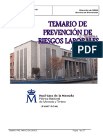 Temario PRL Concursos Oposiciones PDF