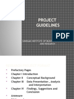 Project Guidelines: Sinhgad Institute of Business Administration and Research