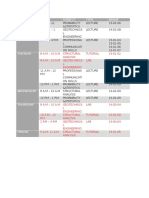 DAY Time Subject Type Venue Monday