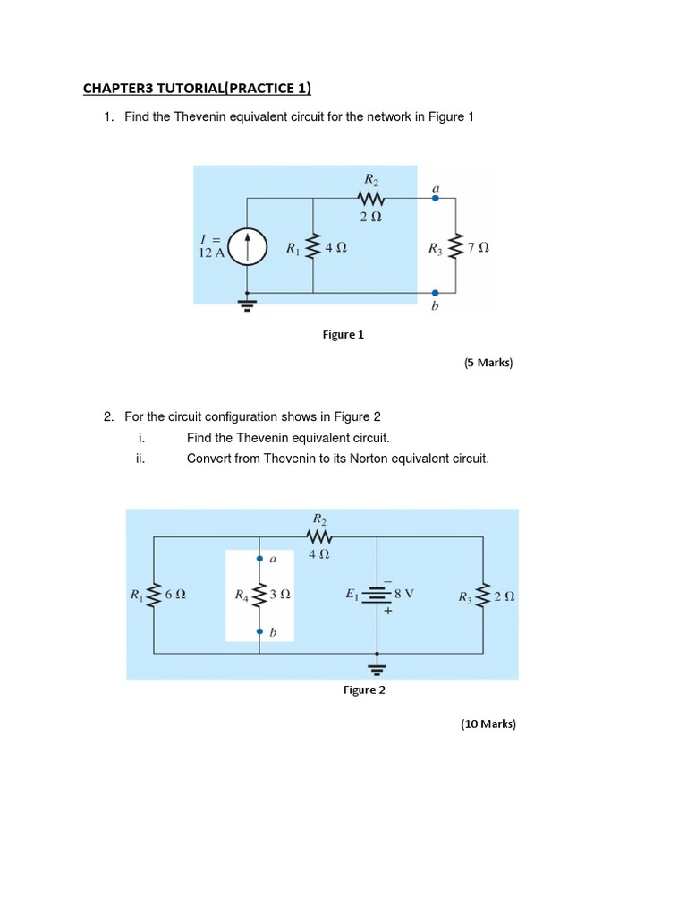 Thevenin and Norton Equivalent Circuits | PDF | Science & Mathematics ...