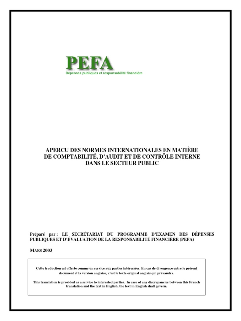 Normes Ipsas En Français Pdf _ Normes IPSAS – GJEUI