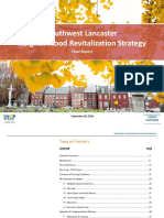 SW Lancaster Neighborhood Revitalization Plan, Core Report