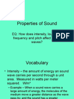  Properties of Sound