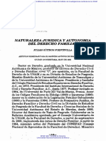 Naturaleza Juridica Del Derecho Familiar PDF