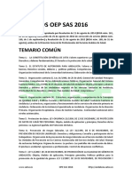 Temarios OPE SAS 2016 Enfermería y Matronas