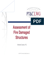 SEC Assessment of Fire Damage to Residential Structures