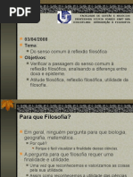 Adm-senso Comum a Reflexão Filoso