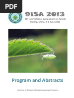 9th International Symposium On Aphids (Abstract Book)