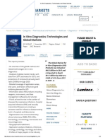 In Vitro Diagnostics - Technologies and Global Markets PDF