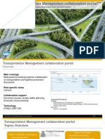 SAP Transportation Management Collaboration Portal - Overview