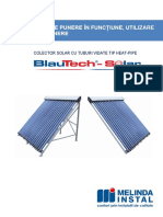Manual Colector Solar BlauTech