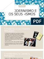 O Modernismo e os principais -ismos literários