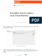 Creating Linux Virtual Machines For Virtualbox