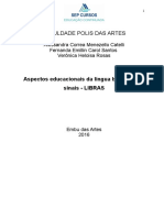 2. Aspectos Educacionais Da Língua Brasileira de Sinais - LIBRAS