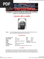Most Wanted Terrorist - Usa..