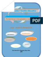 Administración Y Gestión Educativa Perspectivas Conceptuales y Analíticas.