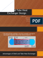 Shell and Tube Heat Exchanger Design
