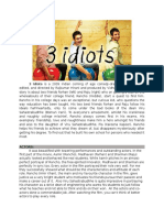3 Idiots Is A 2009 Indian Coming of Age Comedy-Drama Film Co-Written