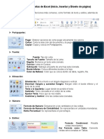 Barras de Herramientas de Excel