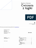 Ćwiczenia Z Logiki (B. Stanosz) PDF
