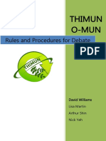 Rules and Procedure For Debate PDF