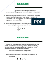 8 Ejercicios Sentencias Repeticion PDF