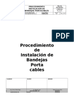 Proc. Instalacion Bandejas Portacables EC PCD 016