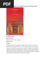 Download Resumen de El Cdigo Da Vinci Del Autor Dan Brown by alberto SN325549294 doc pdf