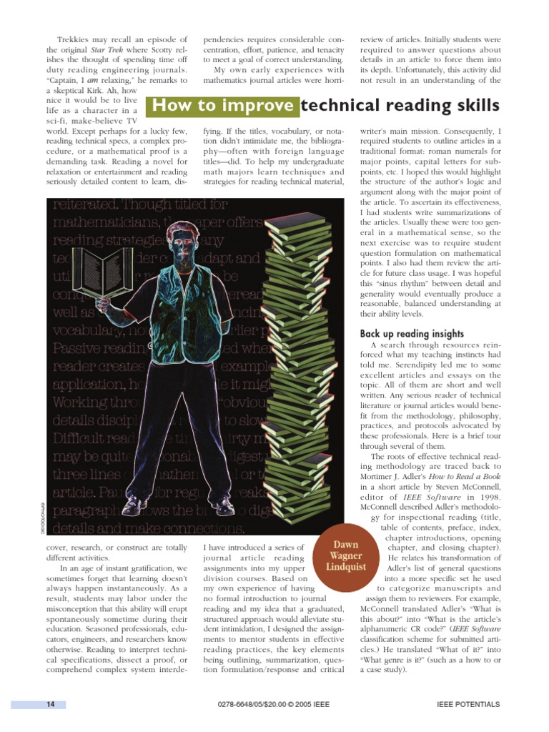 How To Improve Technical Reading Skills | PDF | Reading (Process ...