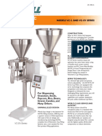 Volumetric Cup Filler: Models Vc-2 and VC-SV Series