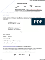 Factorizacion PDF