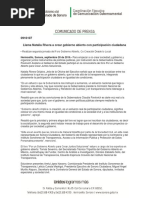 20/09/16 Llama Natalia Rivera a crear gobierno abierto con participación ciudadana -C.0916107