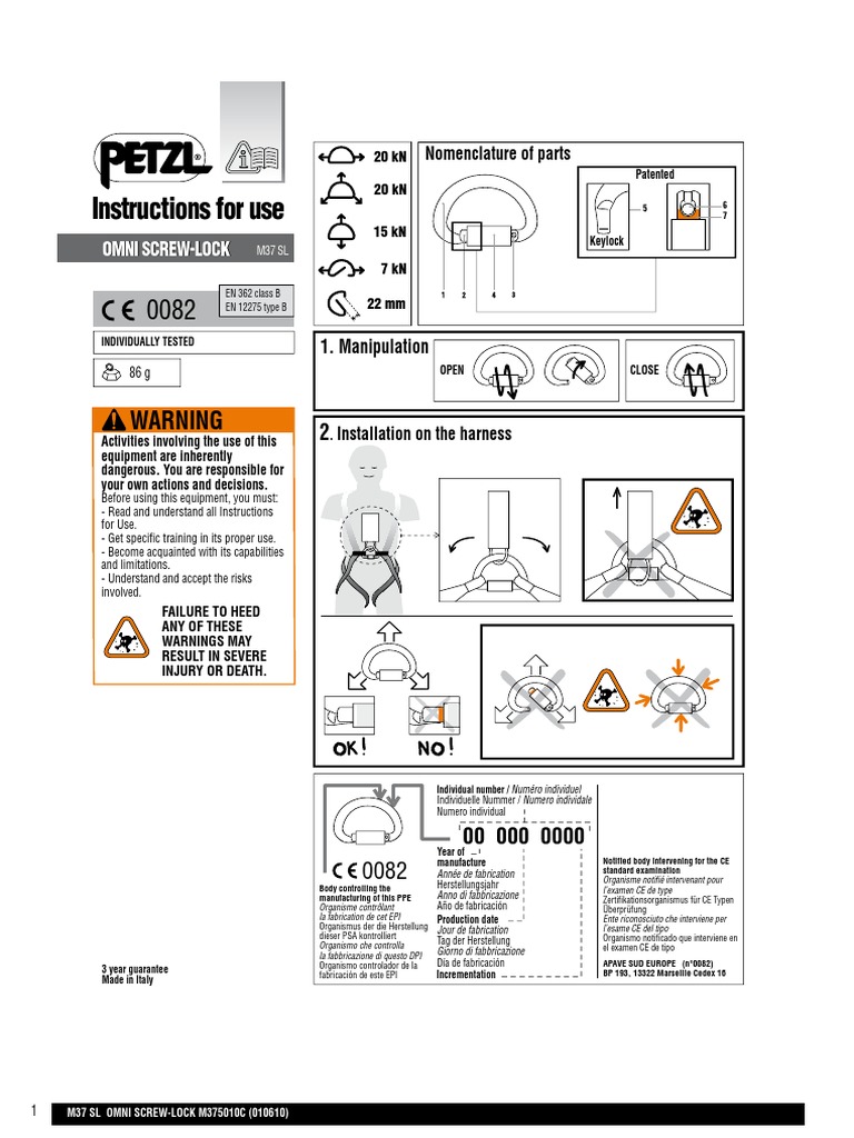 Technical Notice OMNI SCREWLOCK 1 | PDF | Nature