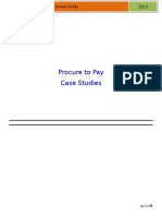 P2P - Procure To Pay Cycle