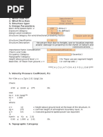 Eurocode Wind Load Calculation Example | PDF | Wound | Reynolds Number