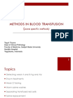 Methode in Blood Transfusion