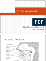 Producción fonemas