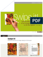 Swipe It!: Artistically Erase Part of An Image, Shaping It To Fit The Space