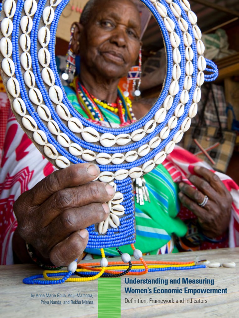 Understanding Measuring Womens Economic Empowerment Pdf Empowerment