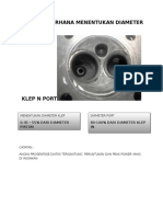 Rumus Menetukan Diameter Klep N Porting