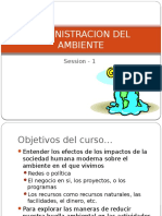 Administración Del Ambiente