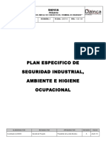 Plan Especifico de Seguridad Industrial