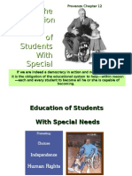 The Education of Students With Special Needs