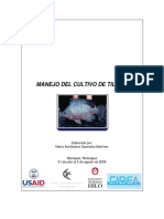 Manejo Del Cultivo de Tilapia Cidea PDF