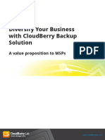 Diversify Your Business With Cloudberry Backup Solution: A Value Proposition To Msps