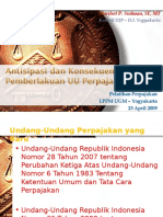 Antisipasi dan Konsekuensi Pemberlakuan UU Perpajakan.ppt