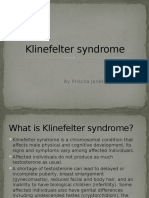 Klinefelter Syndrome: by Priscila Janeth Arenas Castro